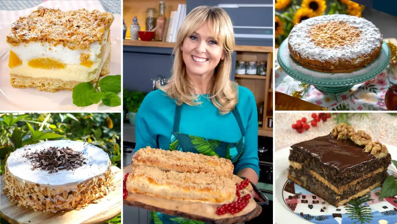 Przepisy na ciasta z kremem Ewy Wachowicz, które zachwycą gości