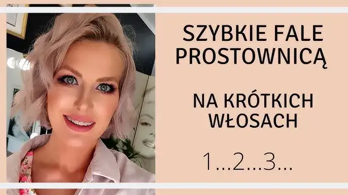 Loki na krótkich włosach prostownicą? Zrób je sama krok po kroku!