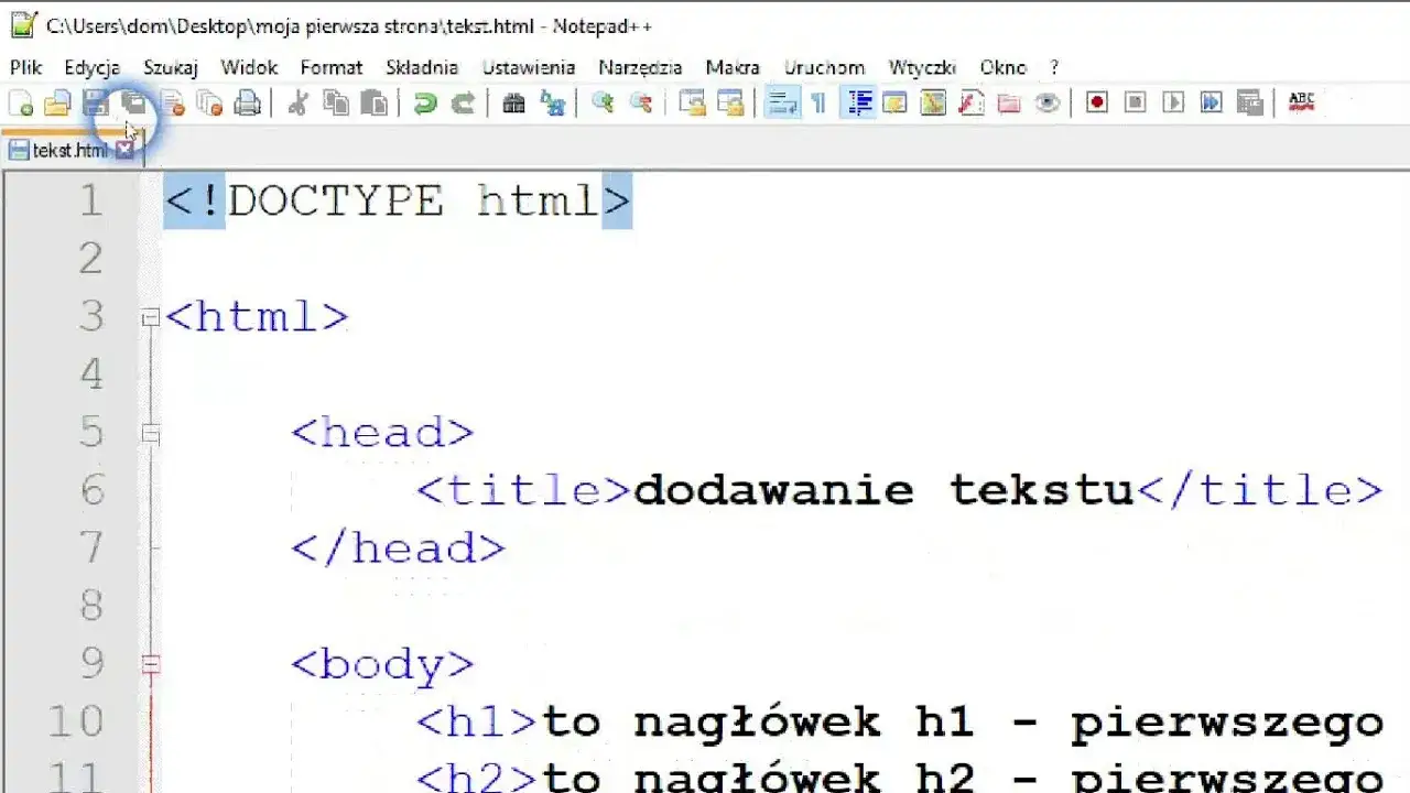 Notatnik w HTML? Dlaczego nie działa i jak tworzyć pliki TXT.