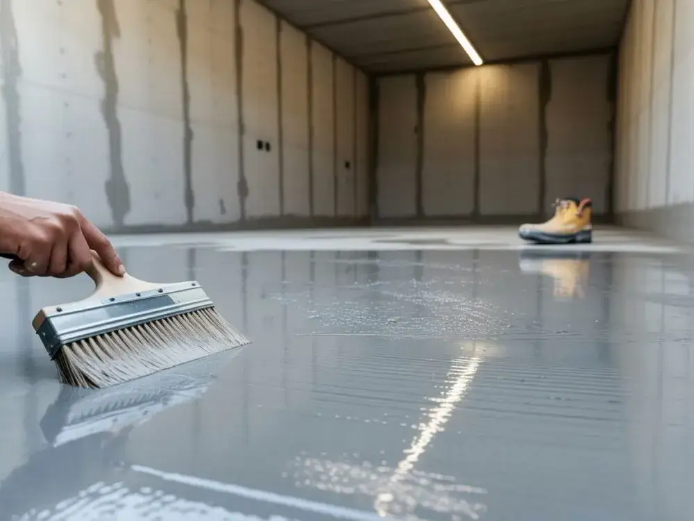 Jakim sposobem pomalować beton, aby uniknąć pylenia?