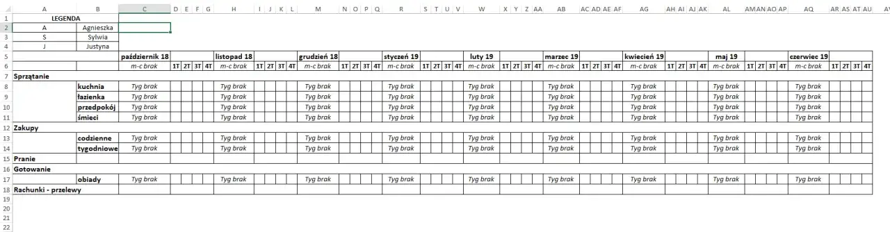 Jak ukryć wiersze w Excelu i uprościć pracę z arkuszem