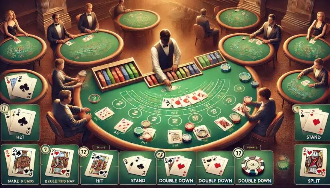 Jak grać w blackjacka: Zasady, strategie i błędy do uniknięcia