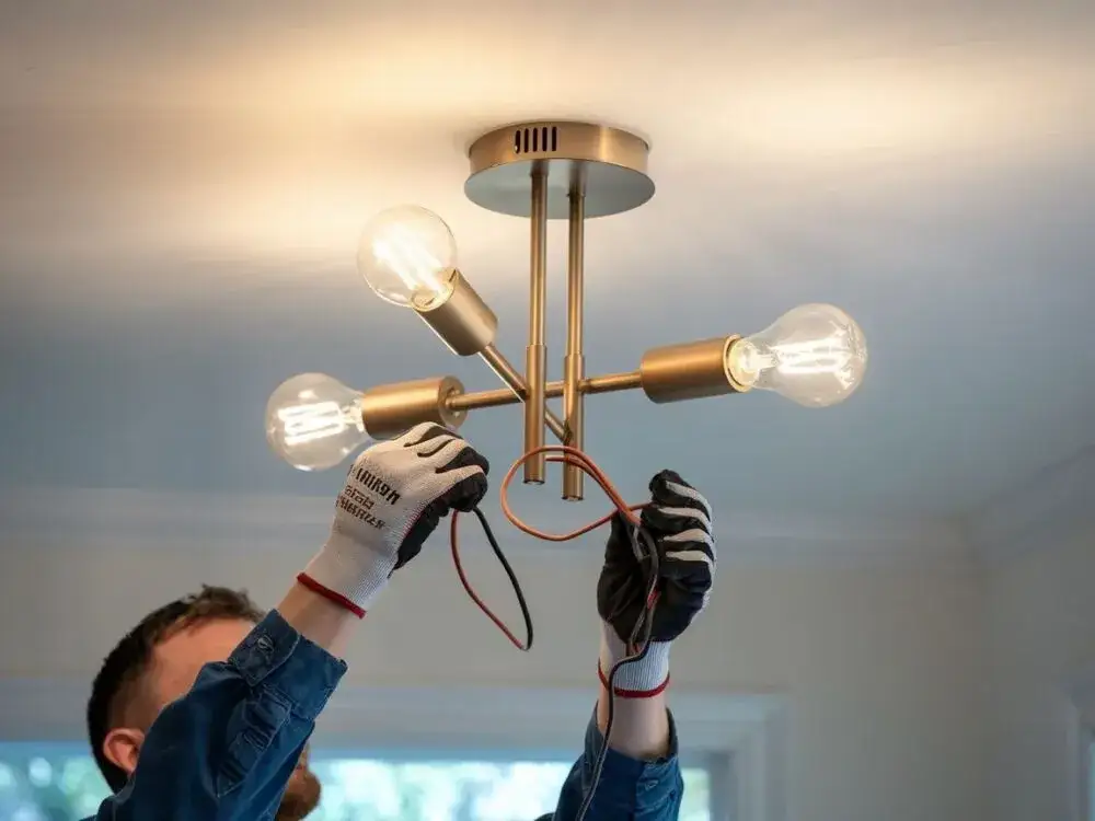 Jak podłączyć żyrandol na 4 żarówki z 3 kablami bez problemów
