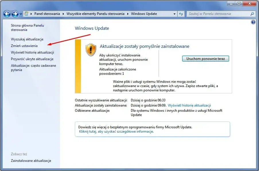 Jak usunąć pobrane aktualizacje Windows 7 i przywrócić sprawność systemu