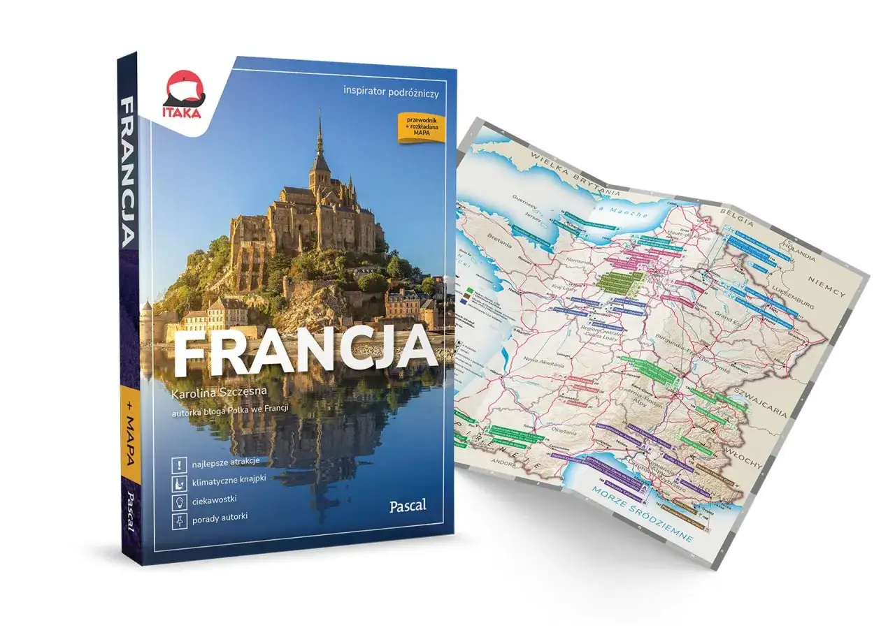 Przewodnik po Francji z mapą, który pomoże zaplanować podróż i sprawdzić, czy we Francji jest euro.