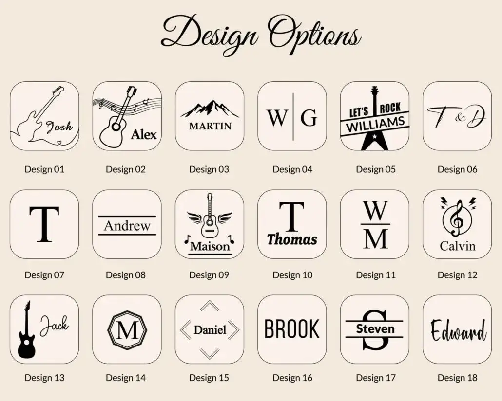 Kostki do gitary personalizowane: Jaki napis ucieszy muzyka?