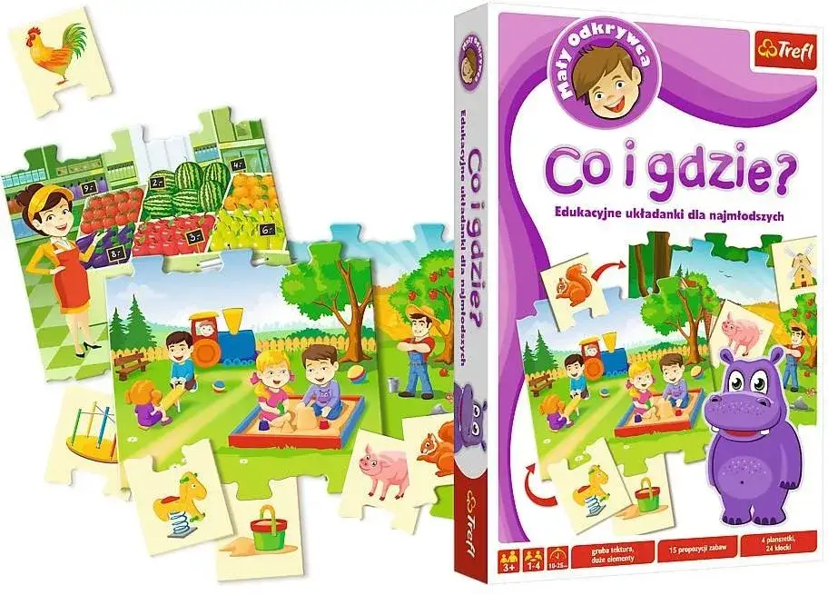 Trefl Co i gdzie? Gra edukacyjna czy to hit dla Twojego dziecka?
