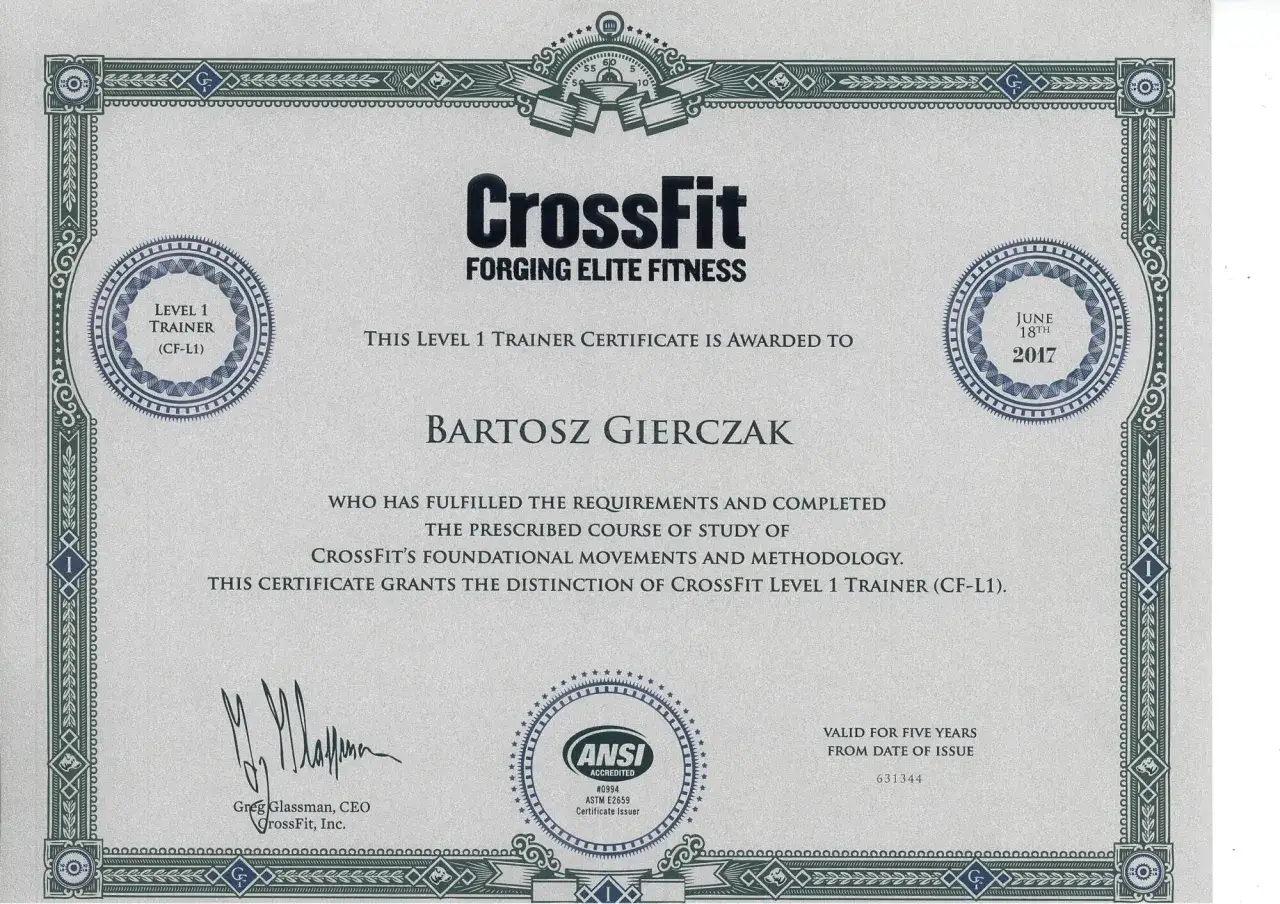 Trener CrossFit w Polsce: Jak uzyskać certyfikat L1 i zarabiać?