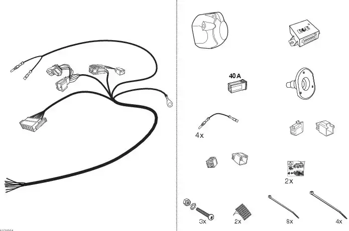 Podłączenie wiązki elektrycznej haka Volvo V50 - uniknij problemów z instalacją