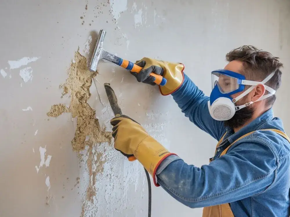 Jak usunąć beton architektoniczny ze ściany bez uszkadzania podłoża