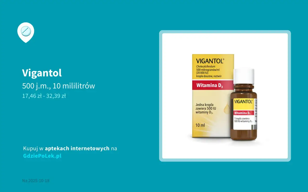 Vigantol lek czy suplement - co musisz wiedzieć o witaminie D3?