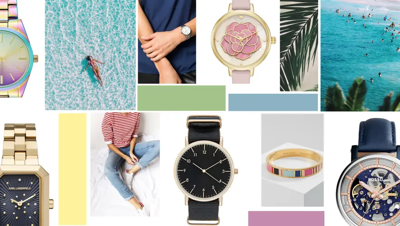 Czy zegarek to biżuteria? Złote, tęczowe, eleganckie i sportowe modele, a także bransoletka Kate Spade.