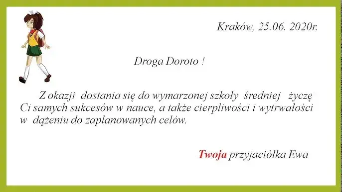 Jak napisać życzenia klasa 4 - przykłady i wzory na różne okazje