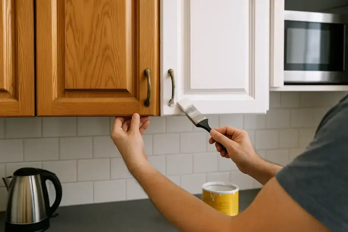 Malowanie mebli kuchennych: Idealna farba i krok po kroku