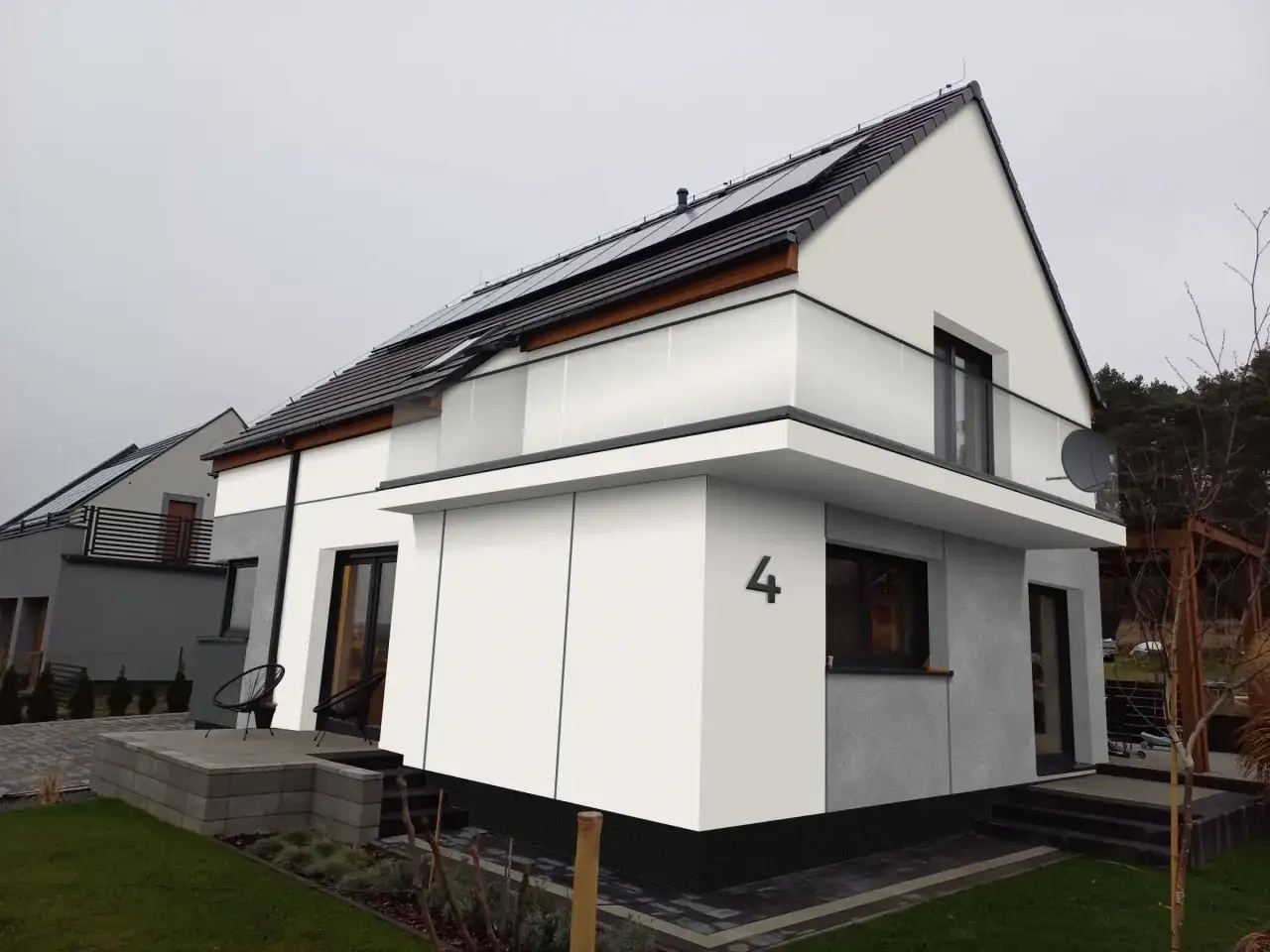 Elewacja do grafitowego dachu: Idealny kolor i trendy 2025/26