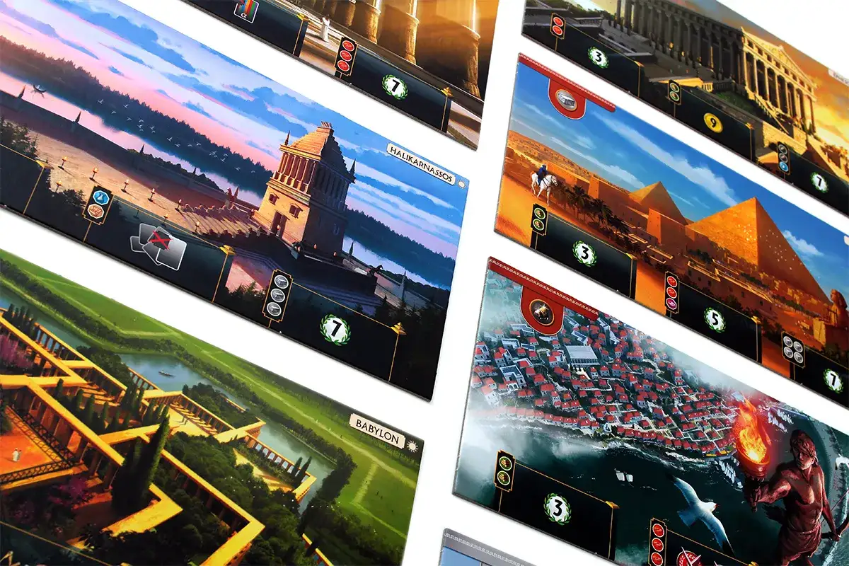 7 cudów świata gra planszowa - zasady, strategie i rozszerzenia