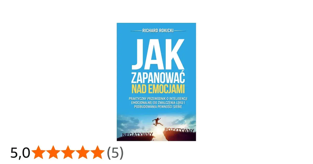 Książka "Jak zapanować nad emocjami" Richarda Rokickiego to praktyczny przewodnik po inteligencji emocjonalnej. Pomaga w panowaniu nad emocjami, terapii lęku i budowaniu pewności siebie.