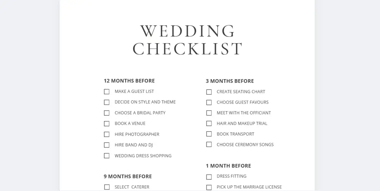 Lista dla Panny Młodej: Co Potrzebne do Ślubu? [Checklista]