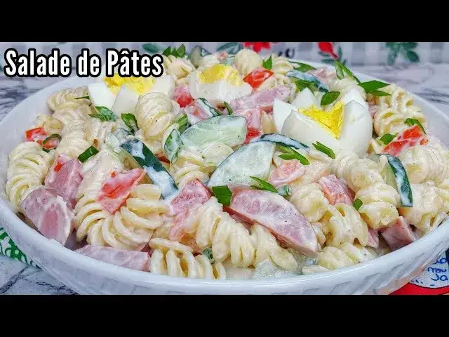 Salade de pâtes mayonnaise : la recette facile + 7 variations !