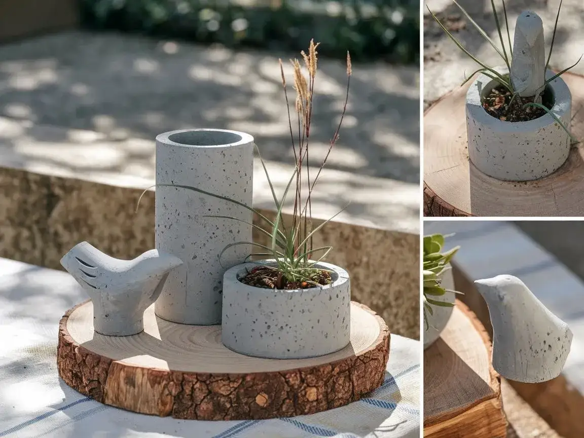 Ozdoby z betonu DIY: Stwórz je krok po kroku bez błędów!