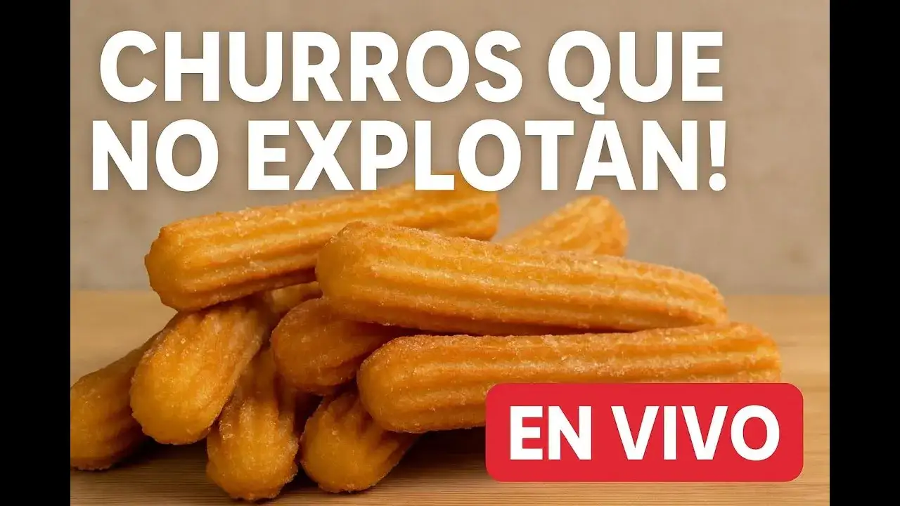 Churros de harina perfectos: receta fácil y segura ¡Evita que exploten!