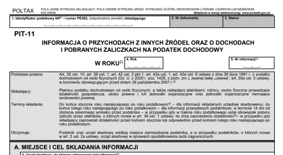 Czy PIT-11A trzeba rozliczyć z urzędem skarbowym? Sprawdź, co grozi za brak rozliczenia