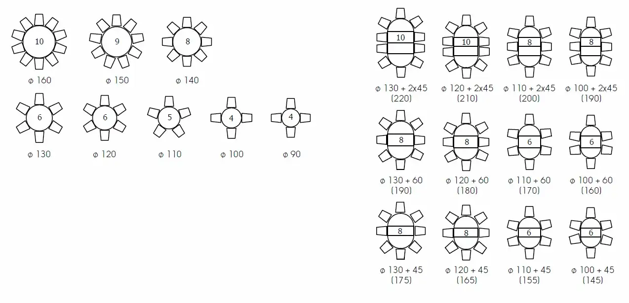 Ile miejsca na osobę przy stole? Odkryj idealne wymiary dla komfortu
