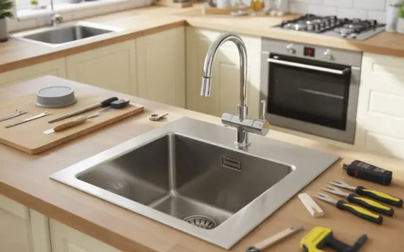 Zlew podwieszany: Montaż krok po kroku. Uniknij błędów!