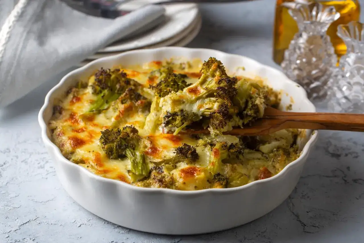 Prosta zapiekanka z brokułami wegetariańska, którą pokochasz