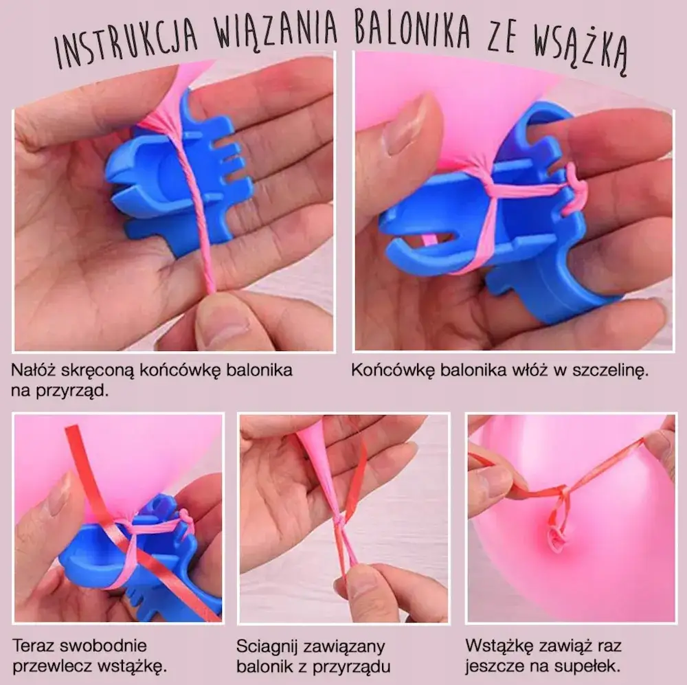 Czym wiązać balony, aby uniknąć frustracji i złych efektów?