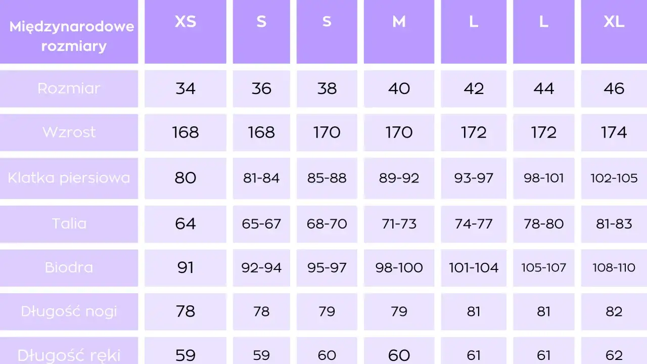 Rozmiar XL: Wymiary, porównania i jak dobrze dobrać odzież