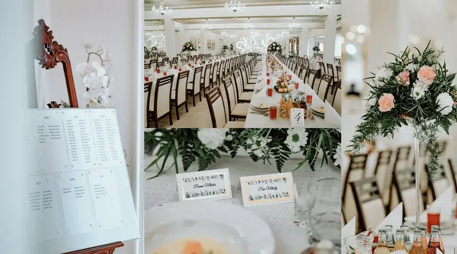 Jak usadzić gości weselnych przy prostokątnych stołach bez konfliktów