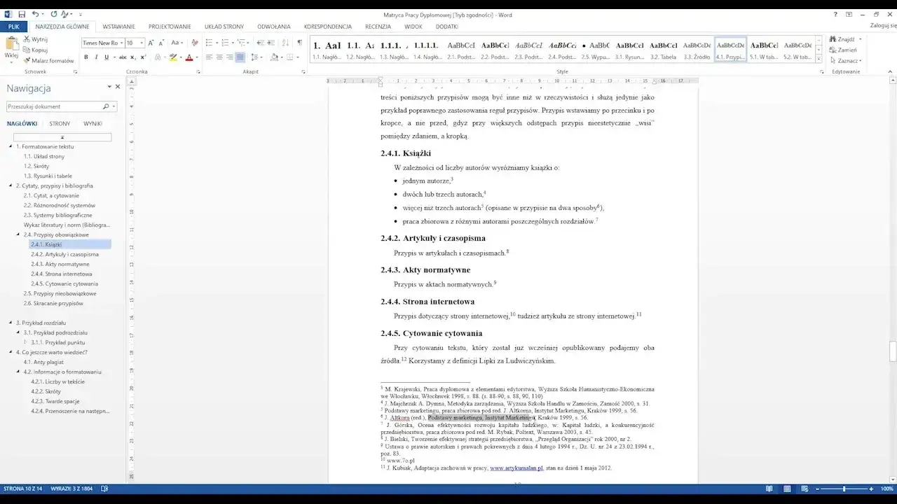 Jak oznaczyć cytat w pracy dyplomowej, aby uniknąć błędów?