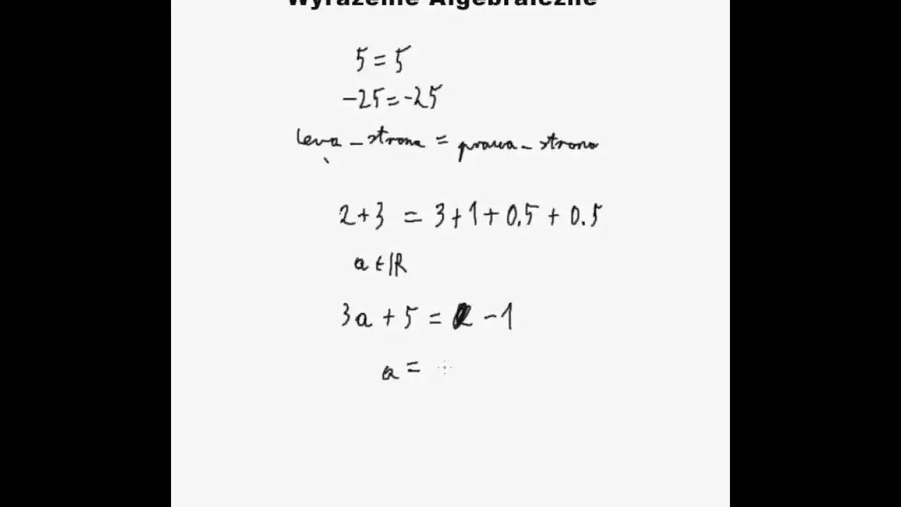 Równość w matematyce: Kluczowe właściwości, które musisz znać