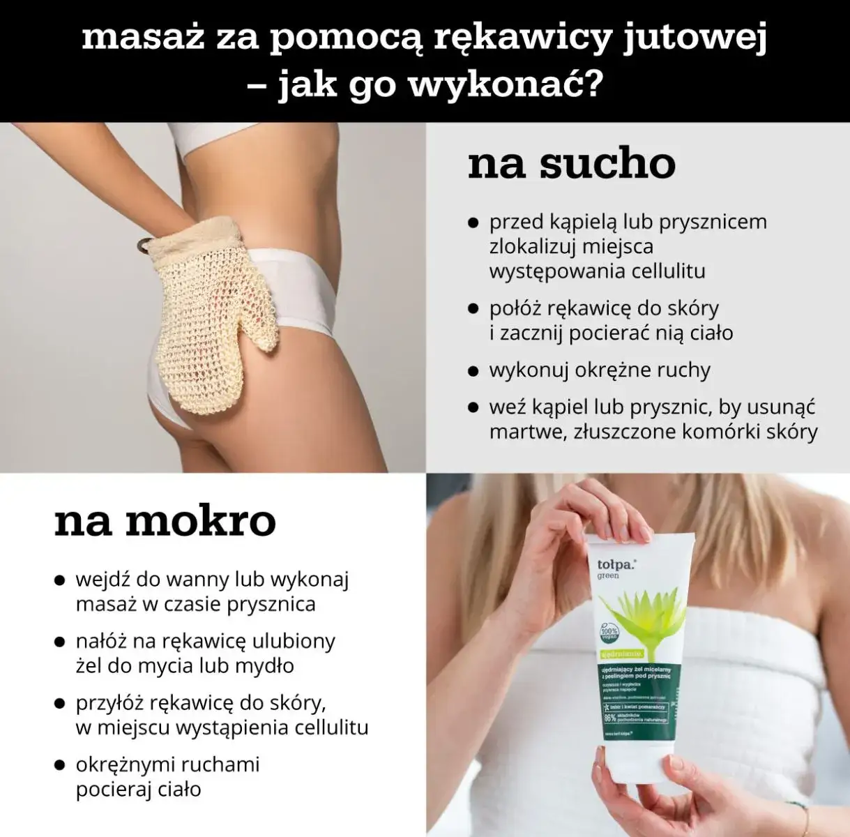 Masaż na sucho: Krok po kroku do gładkiej skóry i bez cellulitu.