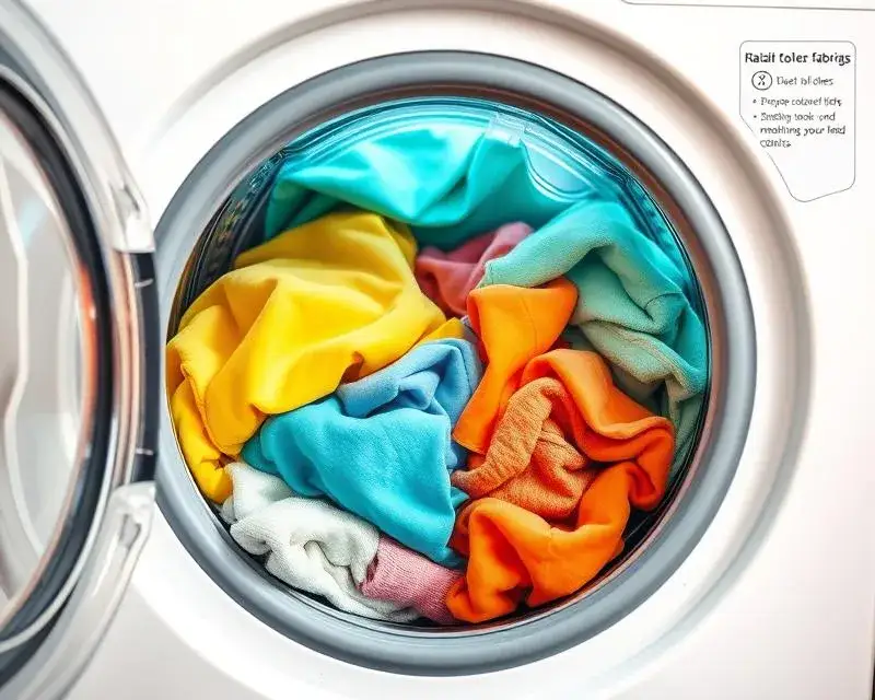 Jak skutecznie zapobiec farbowaniu ubrań podczas prania