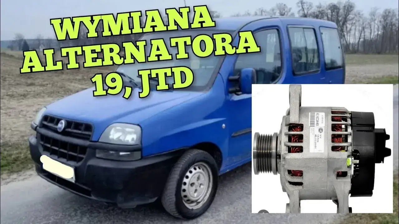 Jak wyjąć alternator Fiat Doblo 1.9 JTD - proste kroki i porady