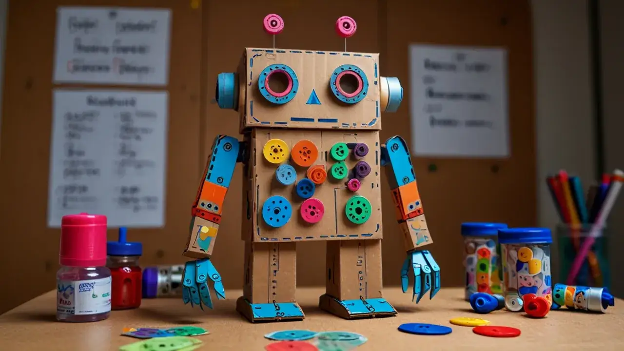 Jak zbudować robota z kartonu krok po kroku? Instrukcja dla początkujących