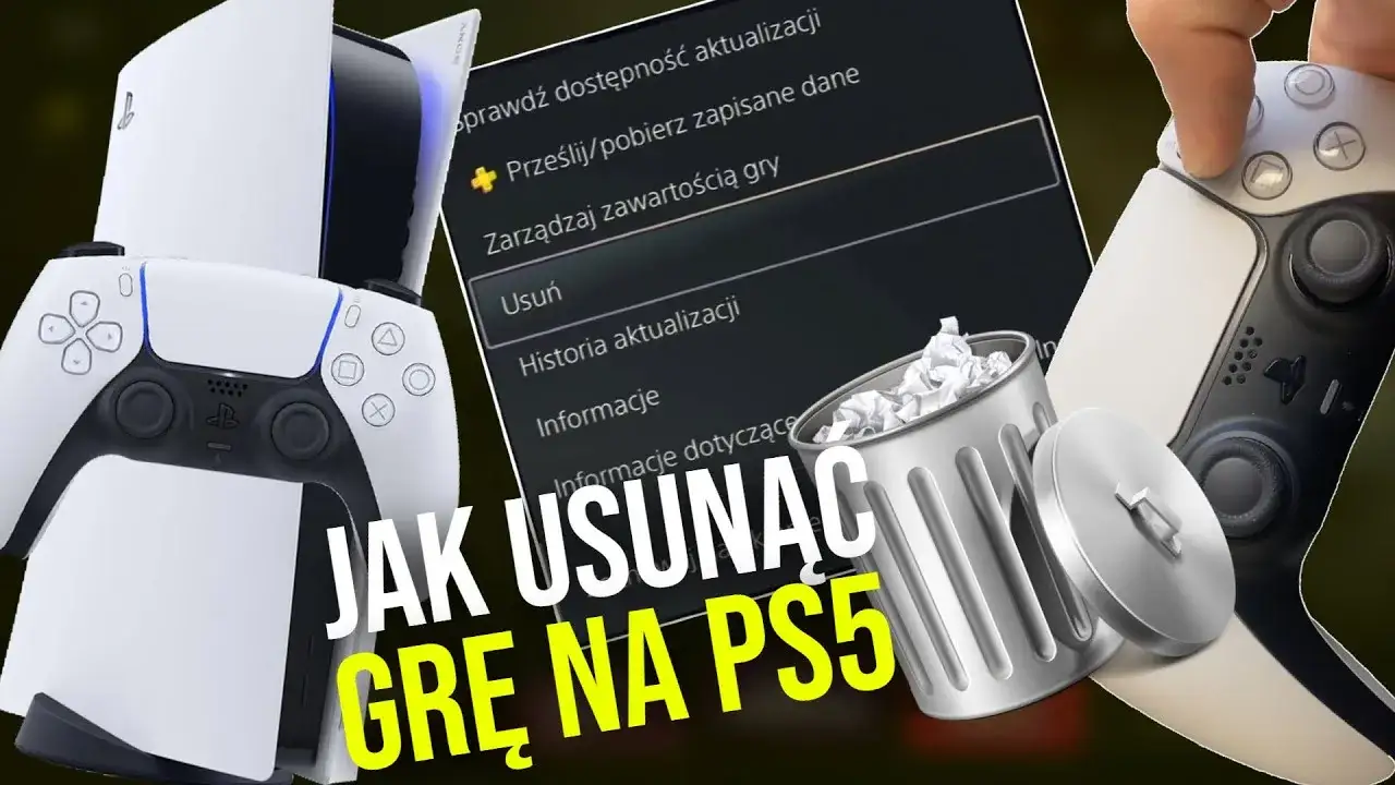 Jak łatwo odinstalować grę na PS5 i uniknąć utraty danych
