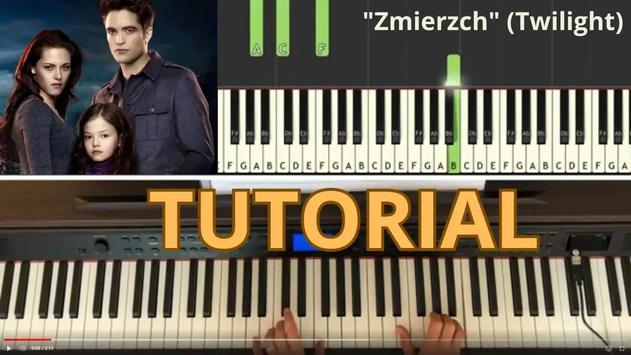 Muzyka z filmu Zmierzch na pianino - nuty i łatwe aranżacje