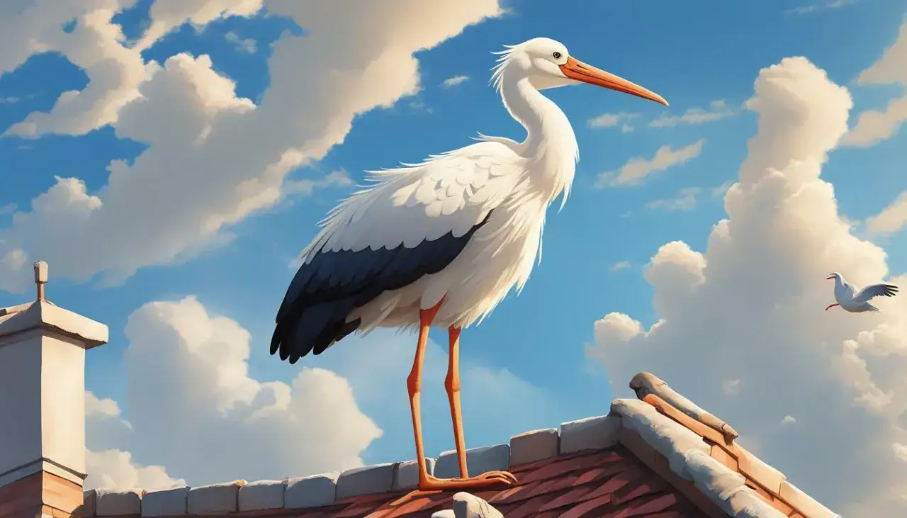 Co oznacza bocian na dachu domu? Symbolika szczęścia i płodności