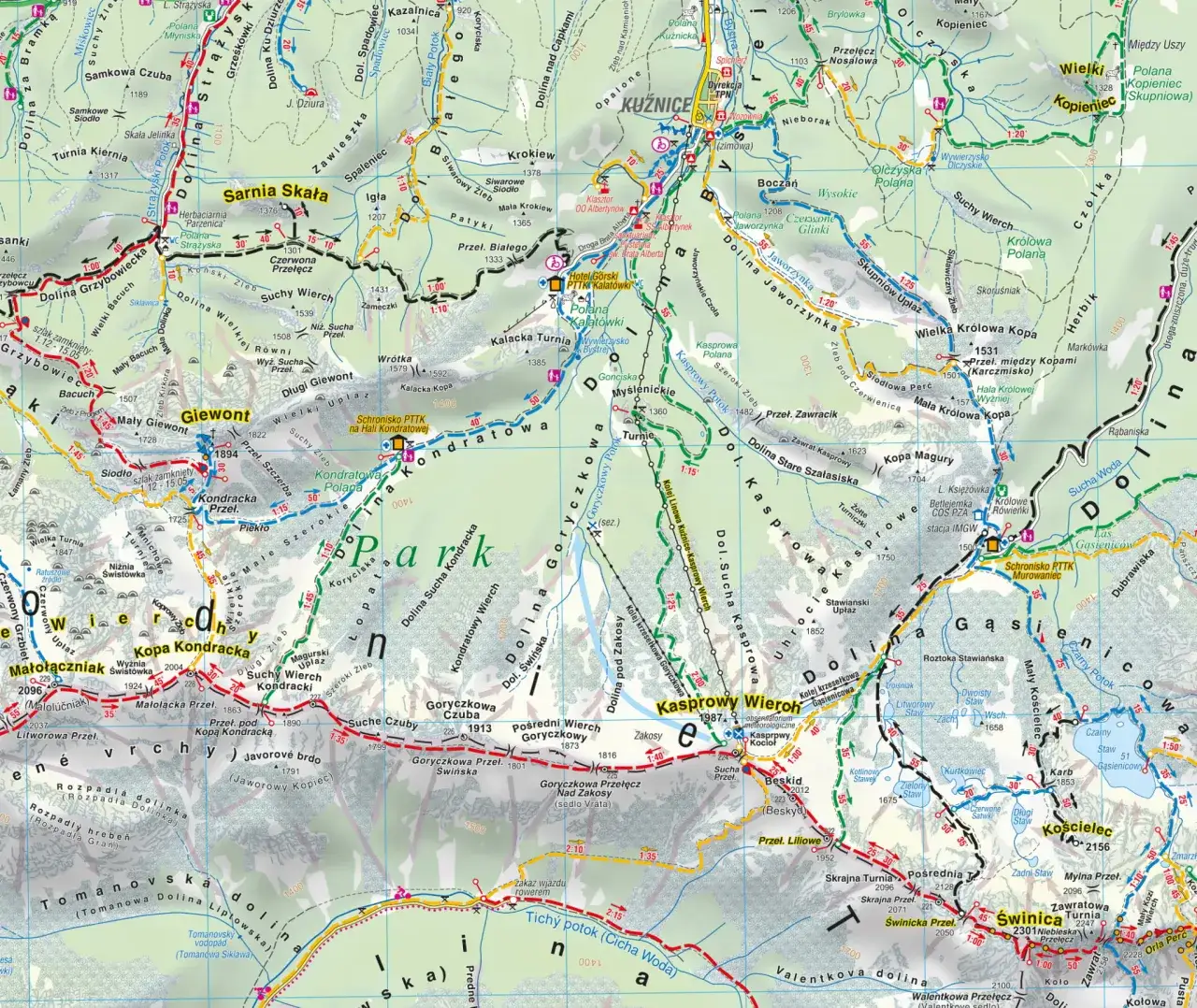Najlepsza mapa Tatr Zachodnich: planuj wycieczki z łatwością