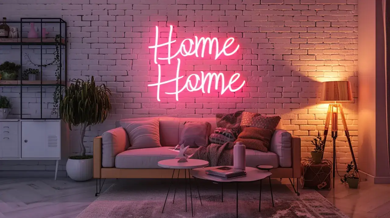 Świecący napis: Jakie świecące napisy są najmodniejsze do dekoracji wnętrz?