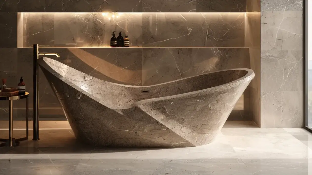 Kamienna wanna: Luksusowy i trwały wybór do nowoczesnej łazienki?