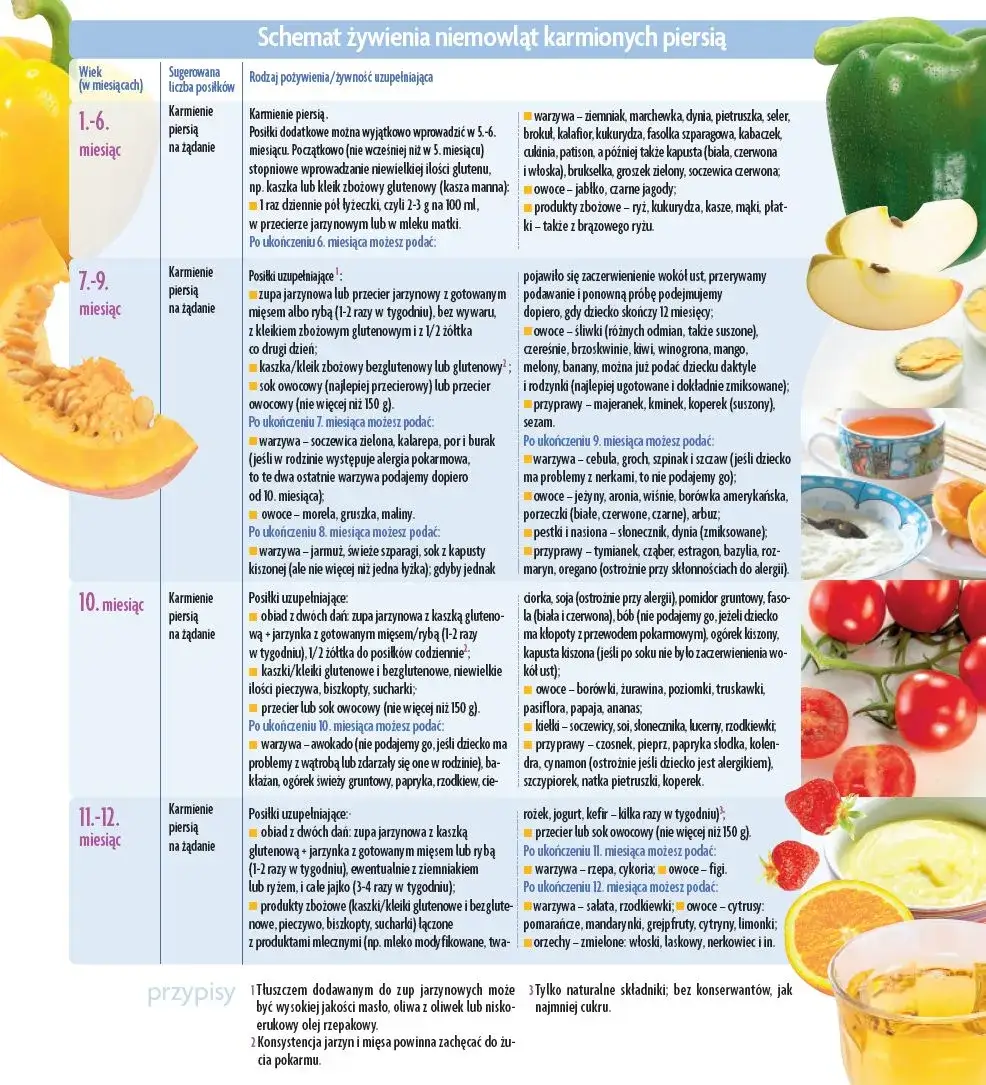 Karmienie piersią: kiedy i jak wprowadzać inne pokarmy?