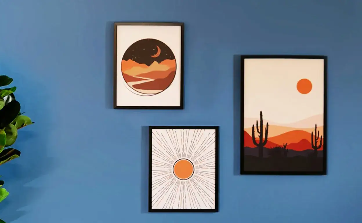 Na jakiej wysokości powiesić obraz nad kanapą, aby uniknąć błędów?