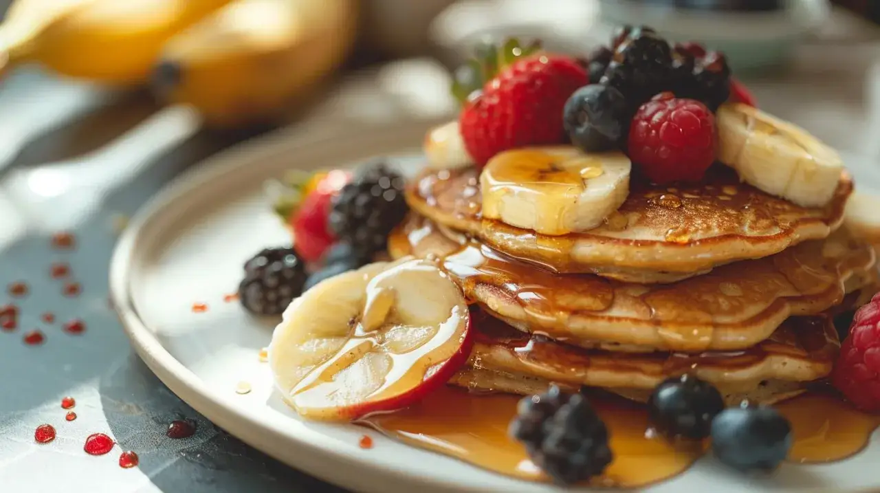 Placki wysokobiałkowe: Przepis na placuszki bananowo jabłkowe dla sportowców