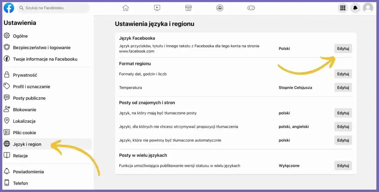 Jak zmienić język w Messenger na polski - prosty poradnik
