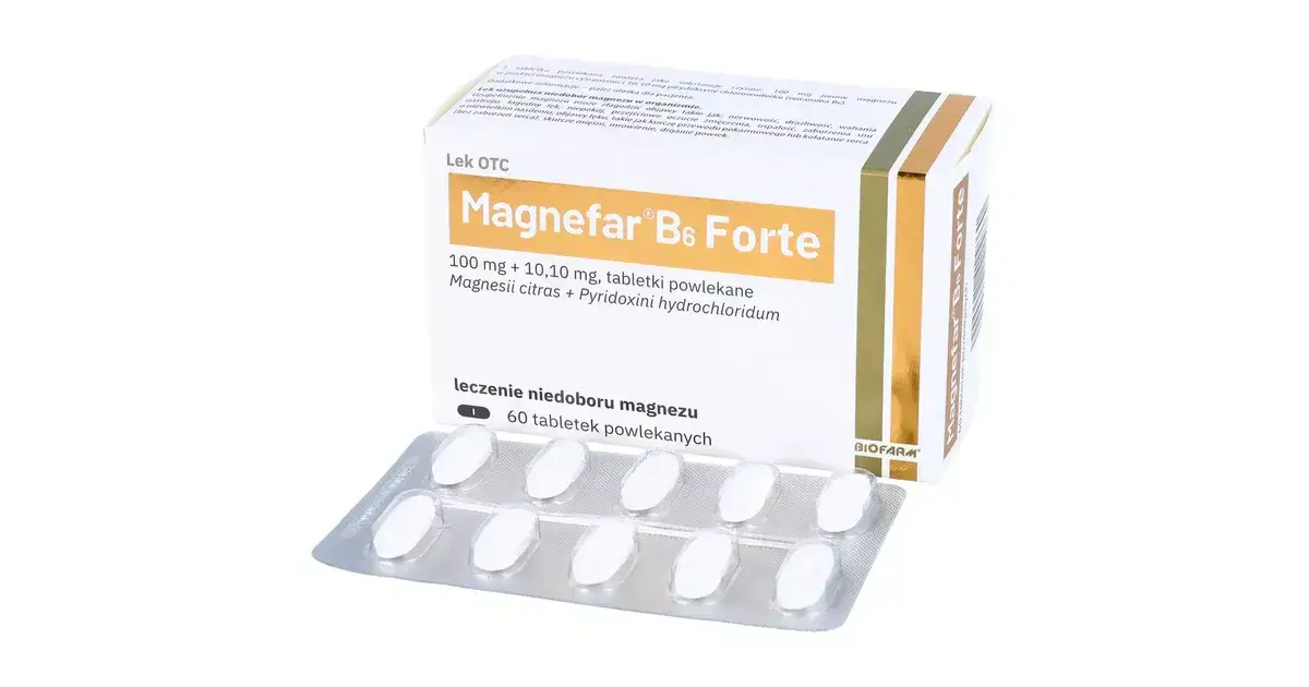 Magnefar B6 Forte: lek czy suplement? Odkryj kluczowe różnice