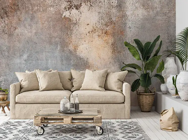 Tapeta jak tynk dekoracyjny – stwórz wyjątkowe wnętrze bez tynku